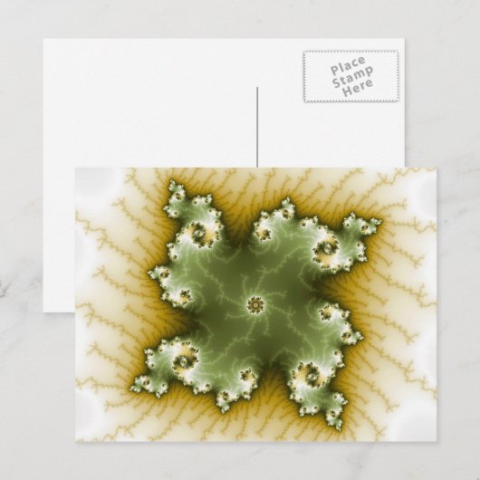 Sober - Fraktal Postkarte (Vorne/Hinten)