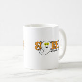 Sober Halloween mit Niedlichem Geist Kaffeetasse (VorderseiteRechts)
