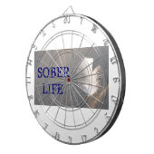 Sober life Feder Dartscheibe (Vorderseite rechts)