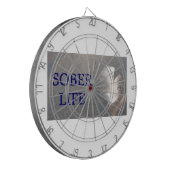 Sober life Feder Dartscheibe (Vorderseite Links)