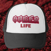 Sober Life Red Truckerkappe