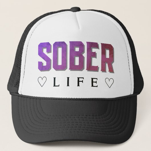 Sober Life Truckerkappe (Vorderseite)