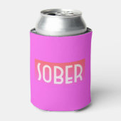 SOBER Pink Dosenkühler (Kanne Vorderseite)