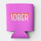 SOBER Pink Dosenkühler (Rückseite)