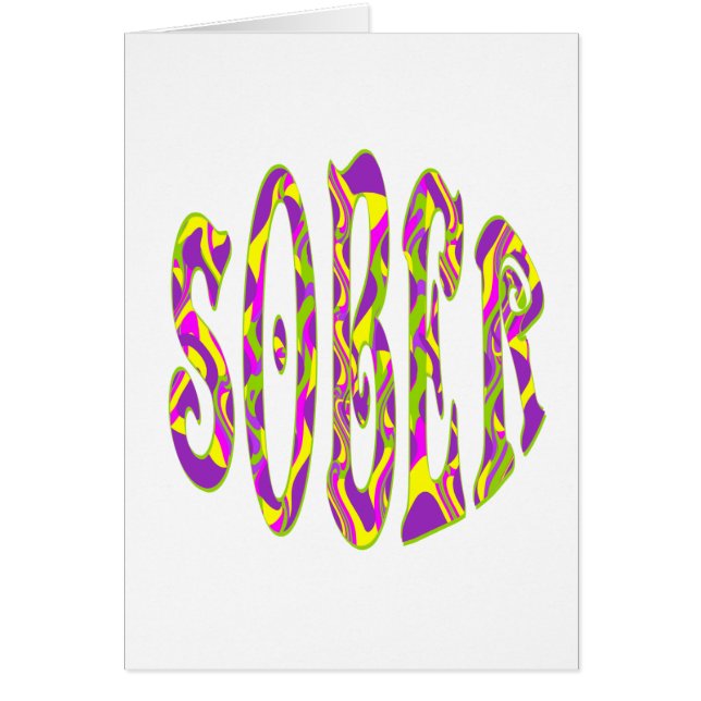 SOBER Retro 60's Art Psychedelic (Vorne)