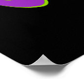 SOBER Retro 60's Art Psychedelic Poster (Ecke)