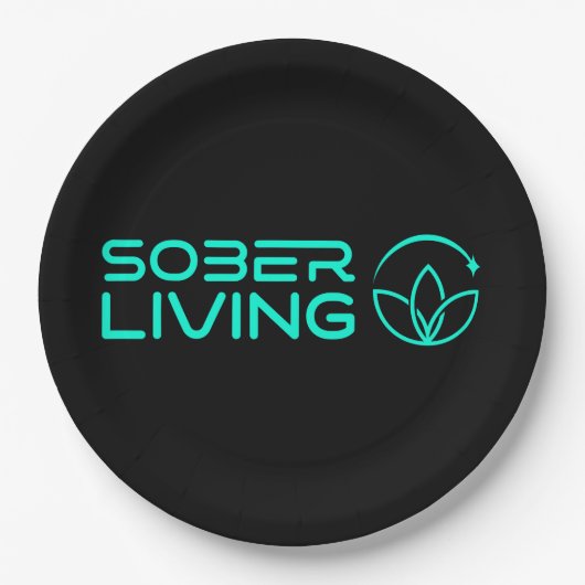 Sober & Shining - Lotus Power Paper Plate Pappteller (Vorderseite)
