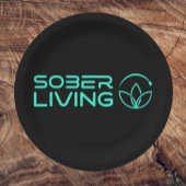Sober & Shining - Lotus Power Paper Plate Pappteller
