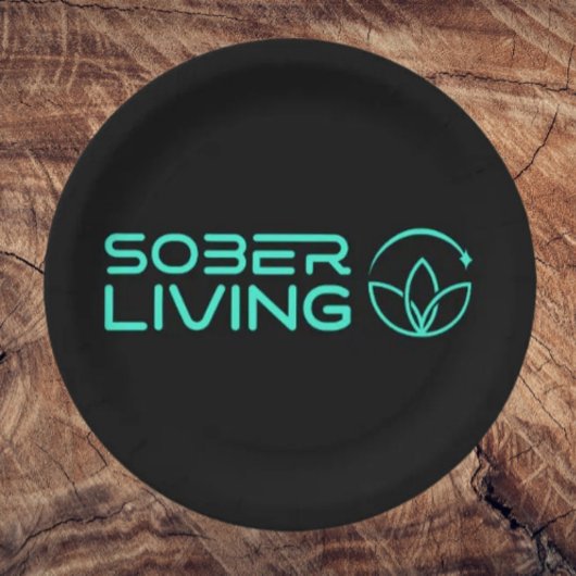 Sober & Shining - Lotus Power Paper Plate Pappteller