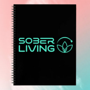 Sober & Shining - Lotus Power Spiral Notebook Notizblock