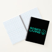 Sober & Shining - Lotus Power Spiral Notebook Notizblock (Innenseite)