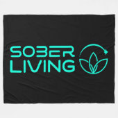 Sober & Shinting - Lotus Power Fleece Blanket (Vorderseite (Horizontal))