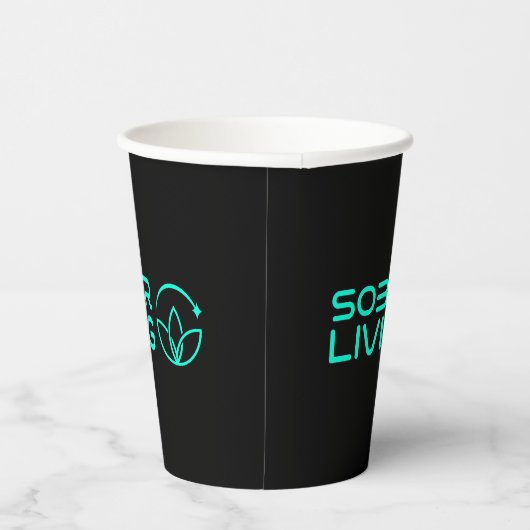 Sober & Shinting - Lotus Power Paper Cup Pappbecher (Rechts)
