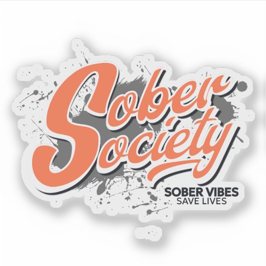 Sober Society Sticker (Vorderseite)