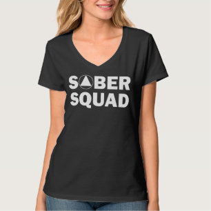 Sober Squad  Nüchternes Jubiläum Genesung Enthalts T-Shirt