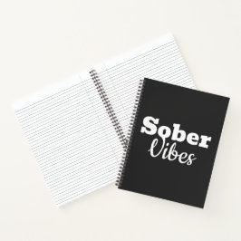Sober Vibes - Geschenk der Motivierend Sobriety Er Notizblock
