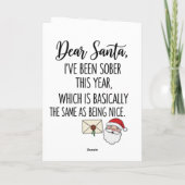 Sober Weihnachten (Rückseite)