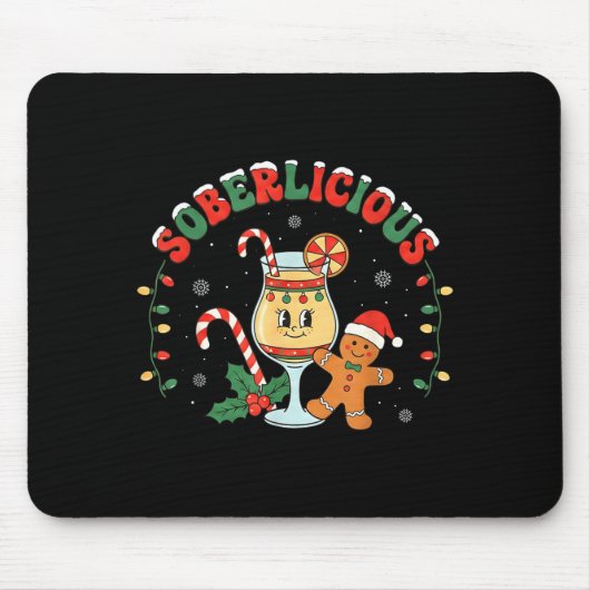 Soberlicious Nüchtern Lustig Ernüchterung Recovery Mousepad (Vorne)