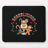 Soberlicious Sober Funny Sobriety Recovery Aa Na H Mousepad (Vorne)