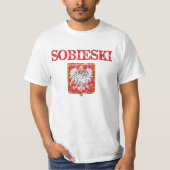 Sobieski Familienname T-Shirt (Vorderseite)