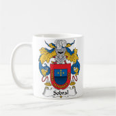 Sobral Familienwappen Kaffeetasse (Links)