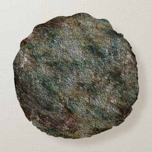 Sobras de tinta spray da cabine de pintura rundes kissen (Rückseite)