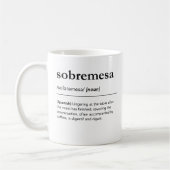 Sobremesa Definition Spanische Wörter Wortwahl Kaffeetasse (Links)