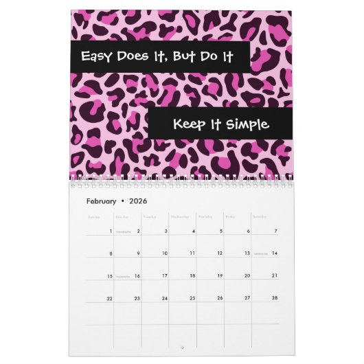 Sobriety 12 Schritte Sauber & nüchtern 2025 Kalend Kalender (Feb 2026)