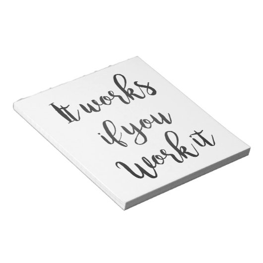 Sobriety 12 Stufen Erholung Angebot Geschenk saube Notizblock (angewinkelt)