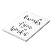 Sobriety 12 Stufen Erholung Angebot Geschenk saube Notizblock (Rotiert)