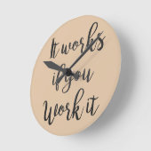 Sobriety 12 Stufen Erholung Angebot Geschenk saube Runde Wanduhr (Winkel)