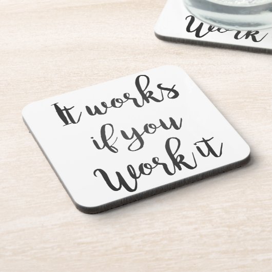 Sobriety 12 Stufen Erholung Angebot Geschenk saube Untersetzer (Linke Seite)