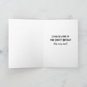 Sobriety Birthday Balloon Karte (Innenseite)