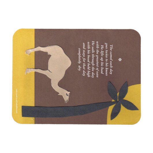 Sobriety camel Magnet (Horizontal)