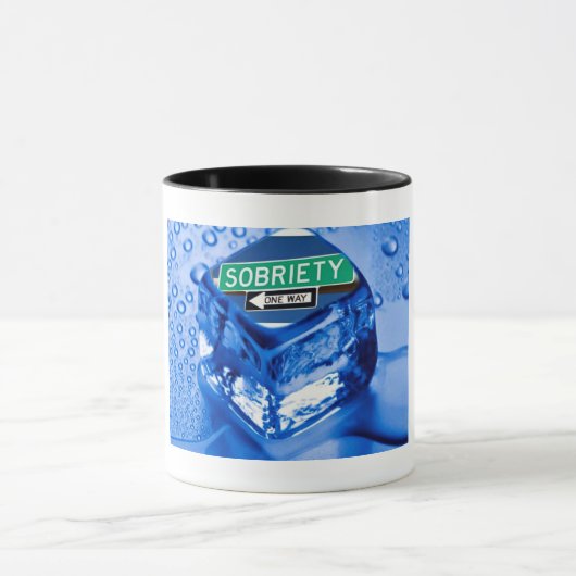 Sobriety eine Art Kunst. Tasse (Zentrum)