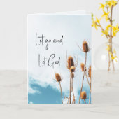 Sobriety Geburtstag Lass Go Lass Gott Karte (Gelbe Blume)