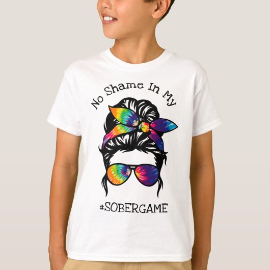 Sobriety Geschenke für Frauen Anonyme 12-Stufen-Wi T-Shirt (Vorderseite)