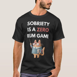 Sobriety ist ein Null-Rum-Spiel Erholung Pub OM NA T-Shirt