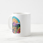Sobriety ist eine Reise Kaffeetasse (Vorderseite Links)