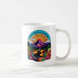 Sobriety ist eine Reise Kaffeetasse