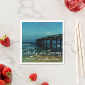 Sobriety ist eine Reise Serviette (Beispiel)