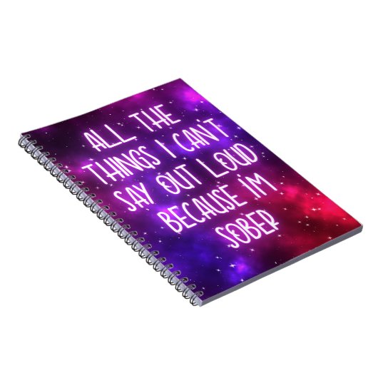 Sobriety Journal Notizblock (Rechte Seite)