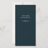 Sobriety Jubiläum Eine lange Zeit, um nüchtern Aut Karte (Rückseite)