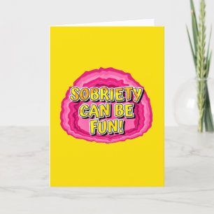 Sobriety kann Spaß machen   OM Erholung Gebet Karte