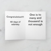 Sobriety Karte (Innenseite)