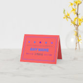 Sobriety Karte 12 Schritte nüchterner Jahrestag Ge (Gelbe Blume)