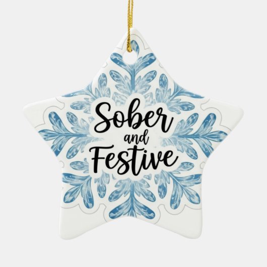 Sobriety Keramik Ornament (Vorne)