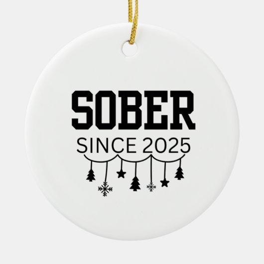 Sobriety Keramik Ornament (Vorne)