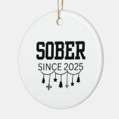 Sobriety Keramik Ornament (Links)