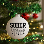 Sobriety Keramik Ornament
